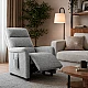 Electric massage chair LAGOA - light gray