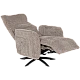 Electric massage chair LORDELO - brown
