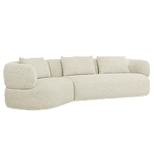 Corner sofa SKIEN - champagne