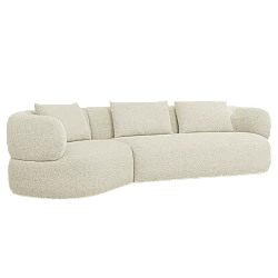 Corner sofa SKIEN - champagne
