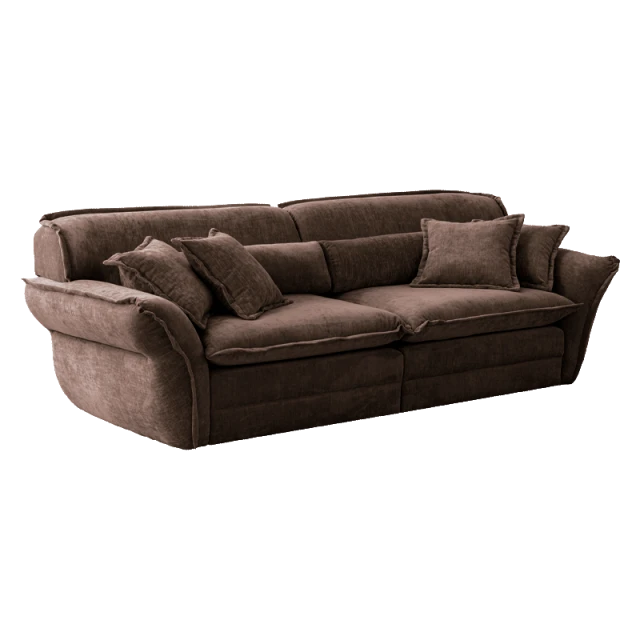 Three-piece sofa MELLOW - coffee
