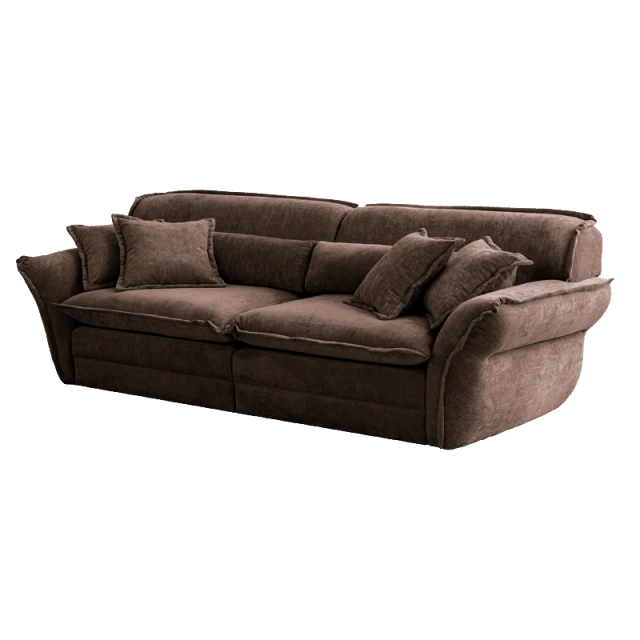Three-piece sofa MELLOW - coffee