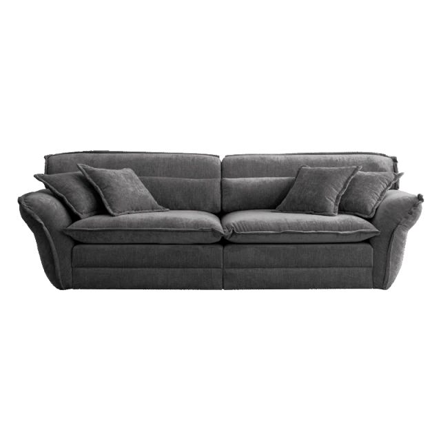 Sofa three-seater MELLOW - dark gray