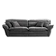 Sofa three-seater MELLOW - dark gray