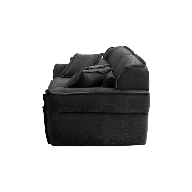 Sofa three-seater MELLOW - dark gray