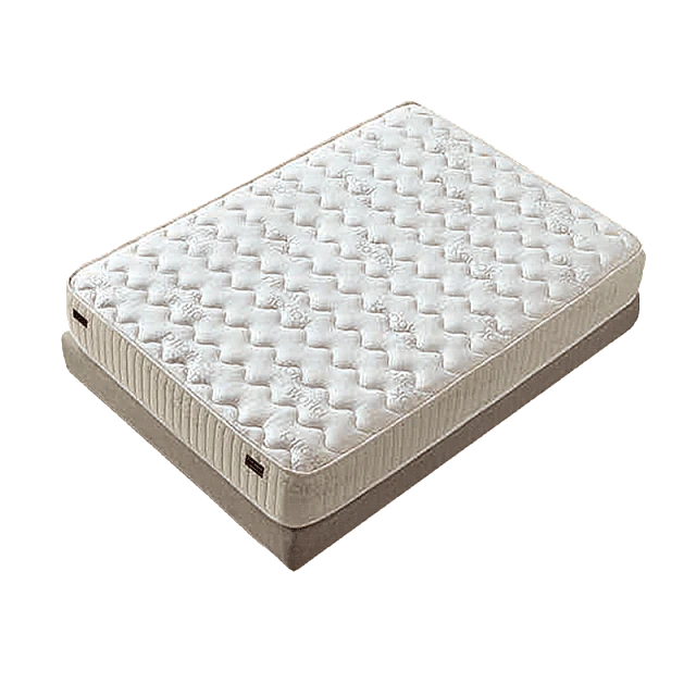 Upholstered bedroom with mattress COMO PRO 120 x 200 - pearl SY
