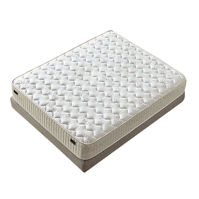 Upholstered bedroom with mattress COMO PRO 140 x 200 - pearl SY