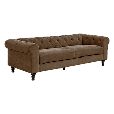 Sofa three-seater CHESTER - brown