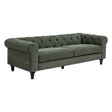 Sofa three-seater CHESTER - dark green