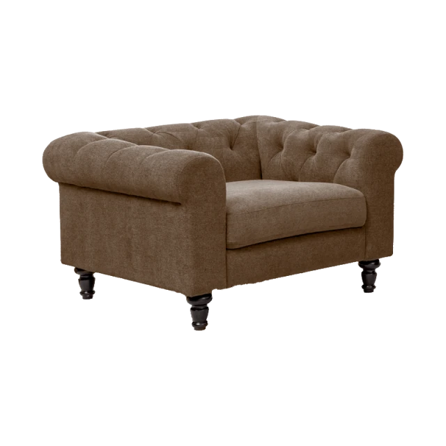Armchair CHESTER - brown