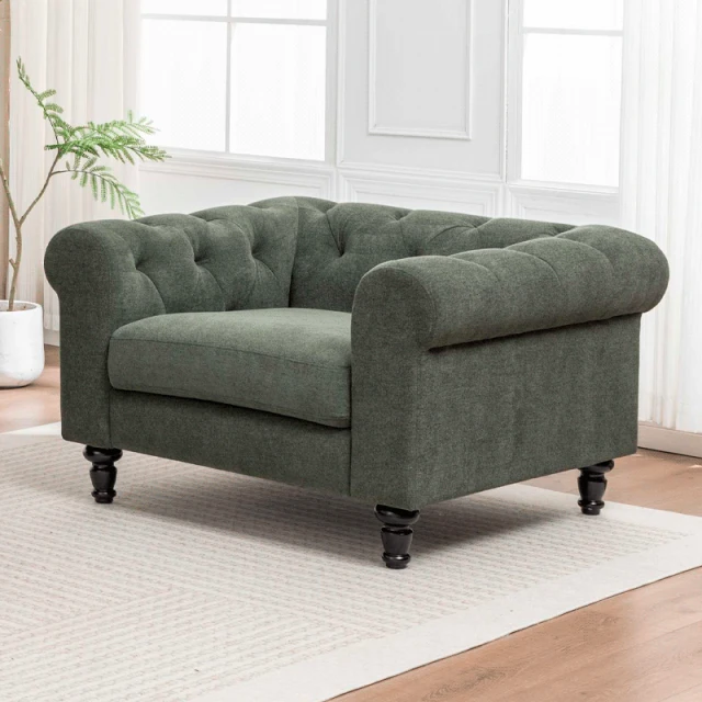 CHESTER armchair - dark green
