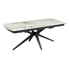 Extendable dining table OLAWA - white