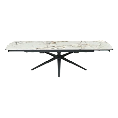 Extendable dining table OLAWA - white
