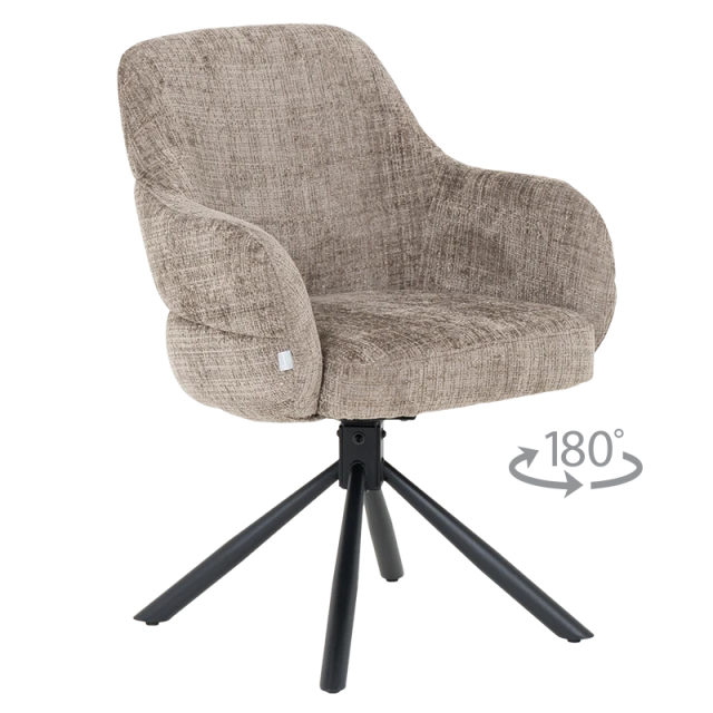 Dining chair BANGOR - brown