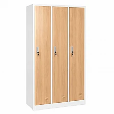 Metal cabinet Carmen CR-1242 J - white-beech