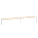 Dressing room bench Carmen CR-1051 J - 200 - gray
