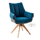 Dining chair NOVARA - blue-gray
