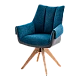 Dining chair NOVARA - blue-gray
