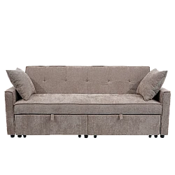 Sofa bed - three-seater KENGE - mocha