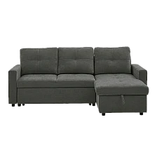 Corner sofa bed DEMBA - green