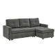 Corner sofa bed DEMBA - green