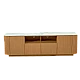 KOLNO TV cabinet - white / oak