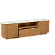 KOLNO TV cabinet - white / oak