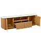 KOLNO TV cabinet - white / oak