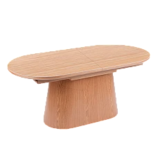 Extendable dining table MINEROS - ash