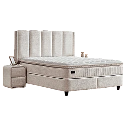 Υπνοδωμάτιο με ταπετσαρία και στρώμα MAGNUM 160 x 200 - pearl SY