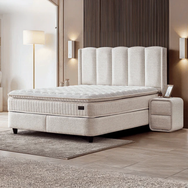 Υπνοδωμάτιο με ταπετσαρία και στρώμα MAGNUM 160 x 200 - pearl SY