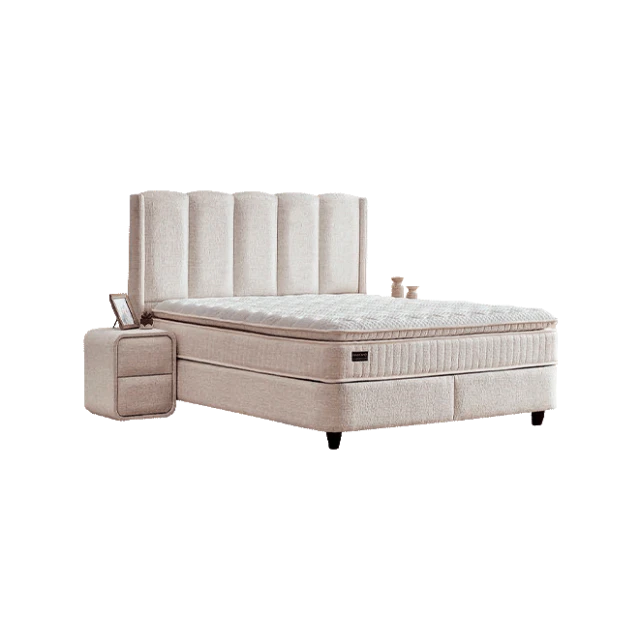 Υπνοδωμάτιο με ταπετσαρία και στρώμα MAGNUM 160 x 200 - pearl SY