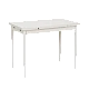 Extendable dining table TORAZO - cream matt SCM