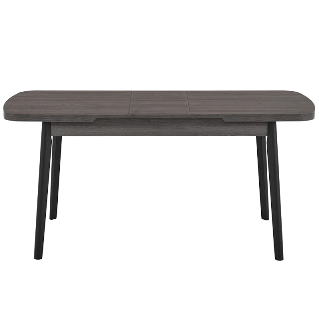 Extendable dining table DUERO - anthracite BL