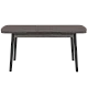 Extendable dining table DUERO - anthracite BL