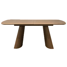 Extendable dining table SAVONA - walnut