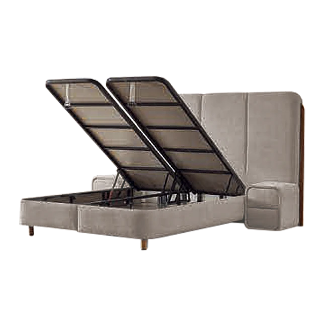 Υπνοδωμάτιο με ταπετσαρία και στρώμα MONACO 160 x 200 - μπεζ AN