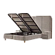 Υπνοδωμάτιο με ταπετσαρία και στρώμα MONACO 160 x 200 - μπεζ AN
