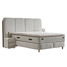 Υπνοδωμάτιο με ταπετσαρία και στρώμα MONACO 180 x 200 - mystic sand 28