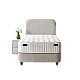 Ταπετσαρισμένο κρεβάτι με στρώμα COMO PRO 90 x 200 - pearl SY