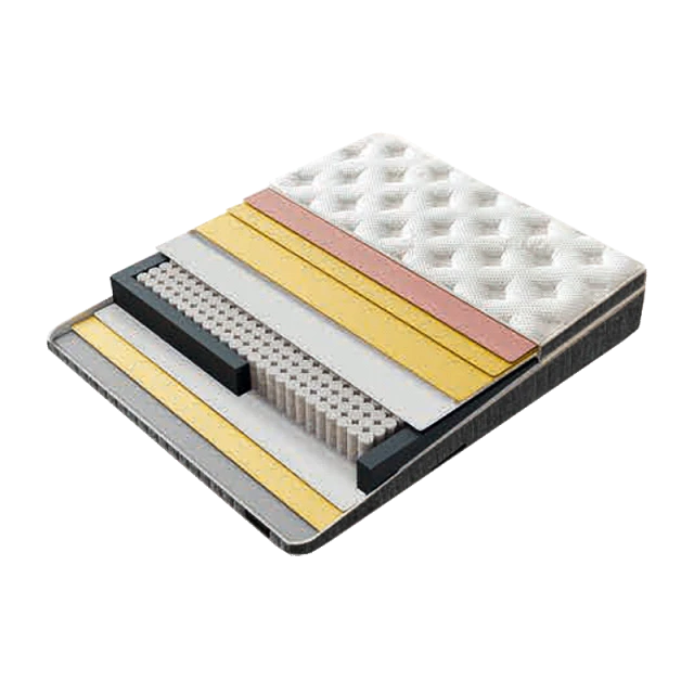 Тапицирана спалня с матрак MINI PUZZLE 160 х 200 - сив 18