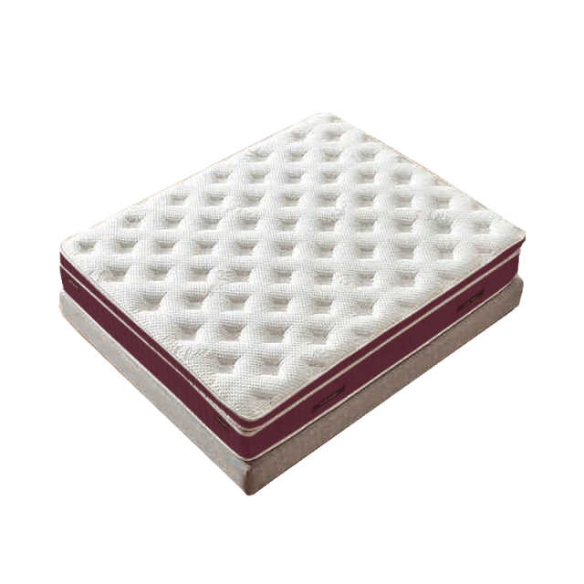 Тапицирана спалня с матрак MINI PUZZLE 160 х 200 - бордо 59