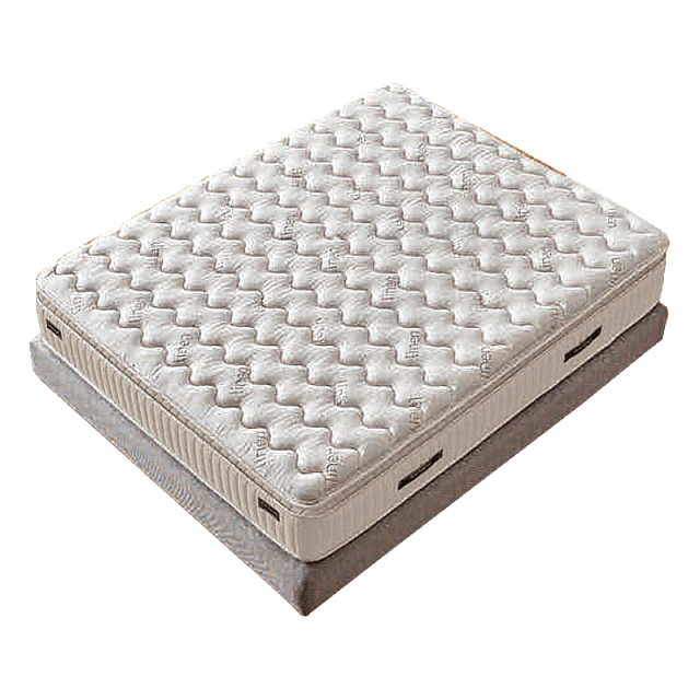 Upholstered bedroom with mattress PORTO 160 x 200 - beige 04