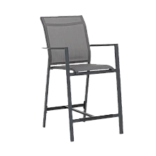 Garden bar chair SITIA - graphite
