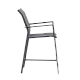 Garden bar chair SITIA - graphite