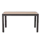 Extendable garden table PYRGOS - graphite / sonoma