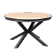 Extendable garden table DAFNI - graphite / sonoma