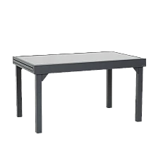 Extendable garden table THERMI - graphite