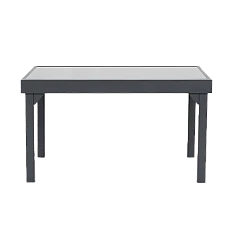 Extendable garden table THERMI - graphite