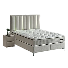 Тапицирана спалня с матрак MINI MOONLIGHT 180 х 200 - крем 01